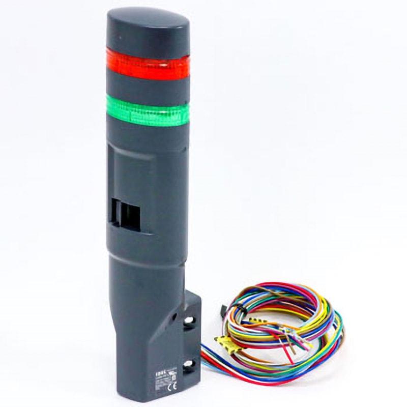LD6A-2WZQB-RG LD6A形 LED積層表示灯 壁取付タイプ IDEC(和泉電気) 定格電圧AC/DC24V 2段 赤/緑配列