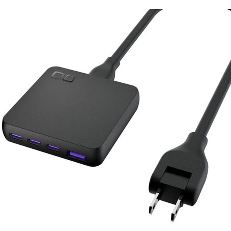 CIO-G67W3C1AD-S-BK NovaPort SLIM QUAD for DESK ブラック 1個 CIO 【通販モノタロウ】
