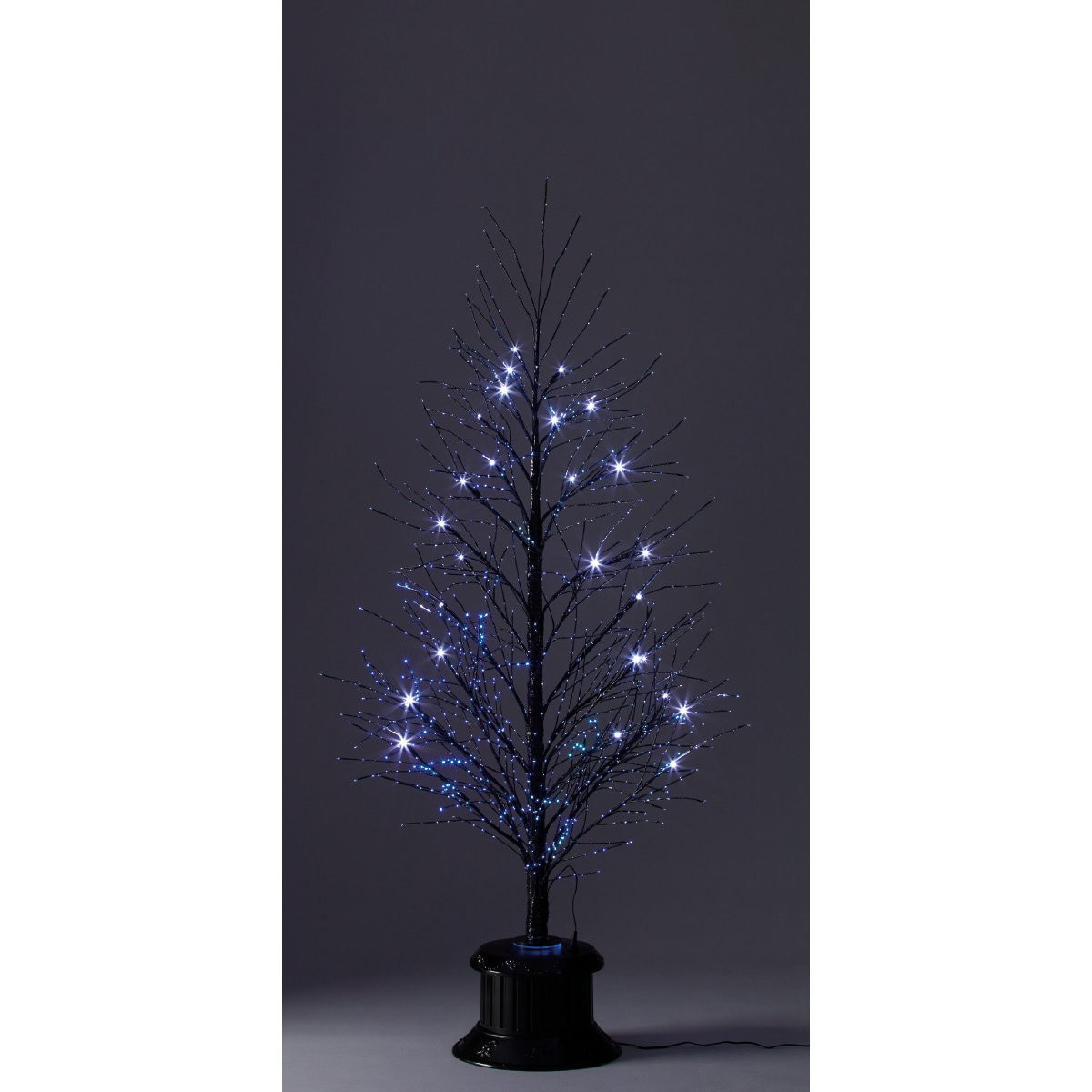 7892-5238 秋のディスプレイ・装飾用品 LEDブランチファイバーツリー ストア・エキスプレス コード長さ1.5m幅76cm奥行76cm高さ150cm  7892-5238