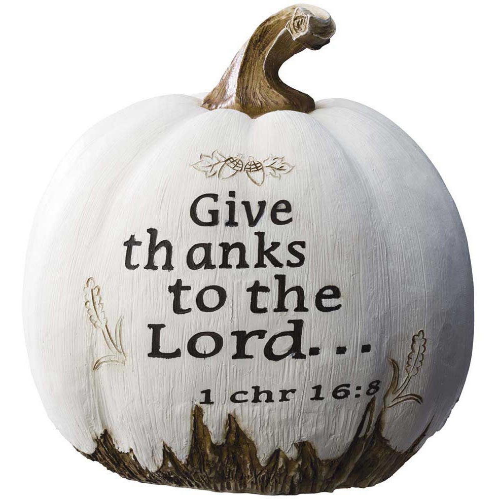 8808-72 秋のディスプレイ・ハロウィン装飾用品 パンプキンオブジェ ホワイト ストア・エキスプレス 幅33cm奥行36cm高さ37cm 1個 8808-72