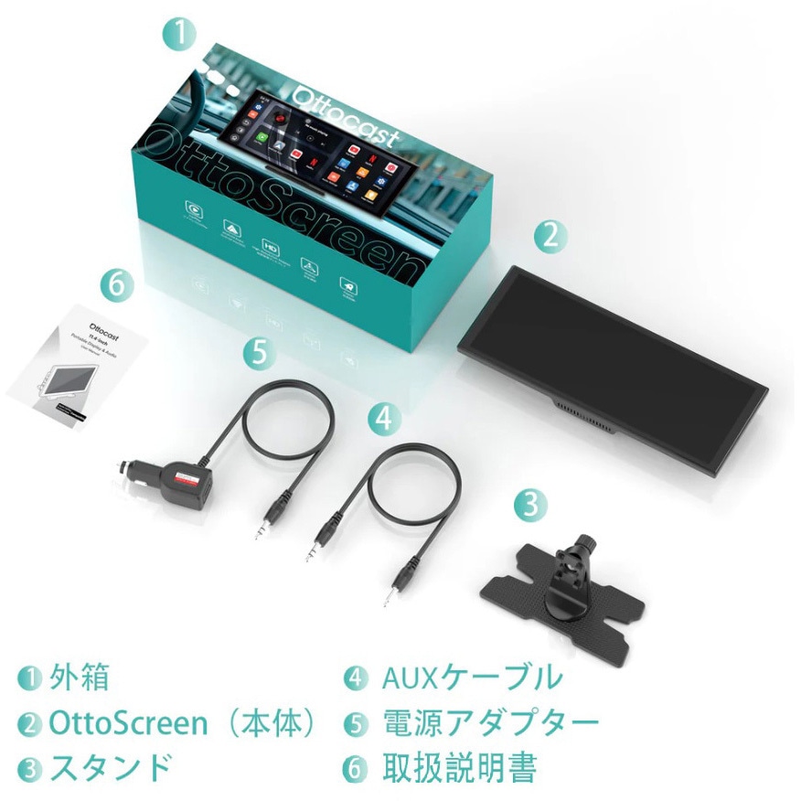 N95 オットキャスト ScreenFlow(OttoScreen)ディスプレイオーディオ