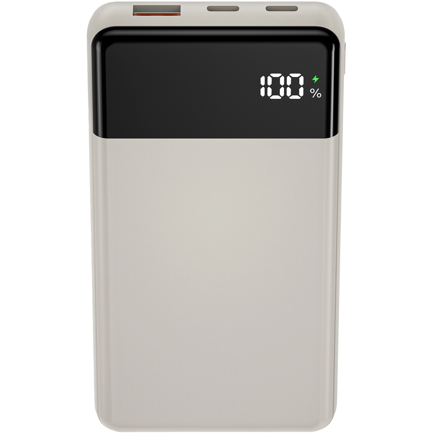 GH-LFMBPA100-BE PD20Wモバイルバッテリー 10000mAh リン酸鉄 グリーンハウス ベージュ色   GH-LFMBPA100-BE