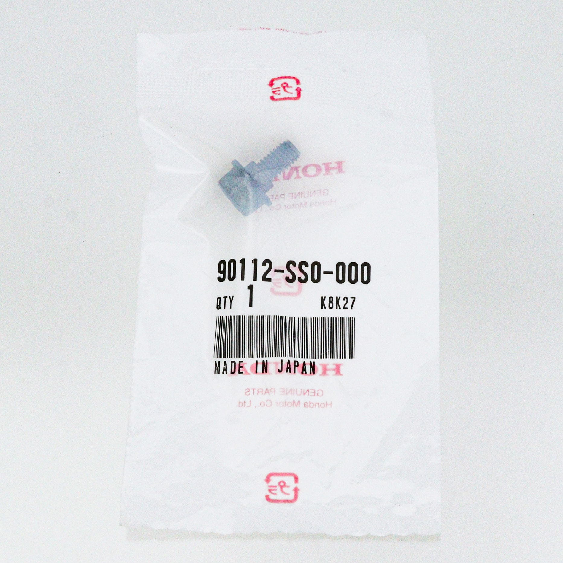 96300)ボルト，フランジ 6×12 ホンダ ホンダ純正品番先頭96 【通販