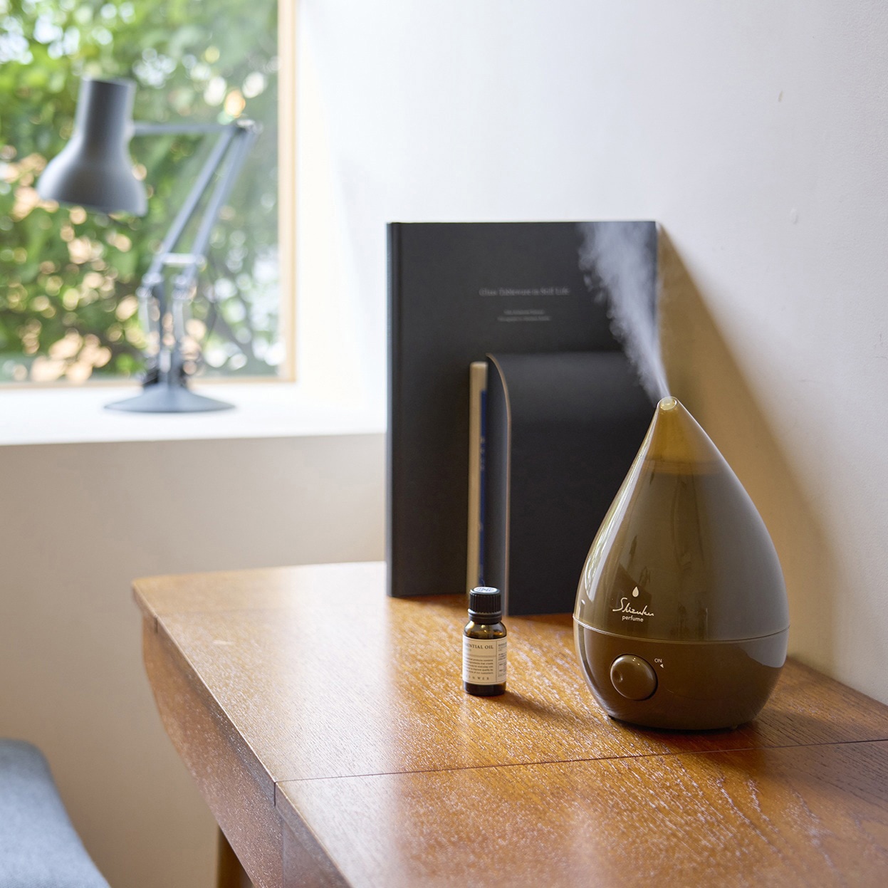 ASZ-040(BR) 上部給水 超音波式加湿器 Perfume 1台 アピックス 【通販