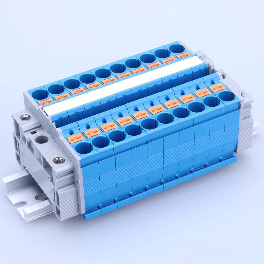 VTXL-10/2BL-40P 組端子台 東洋技研 スプリングロック式 端子間ピッチ