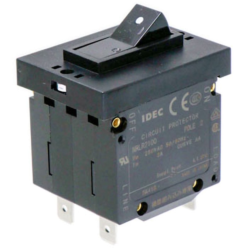 NRLR2100-3AAA-B NRLシリーズ サーキットプロテクタ IDEC(和泉電気) 極数2 3A 定格電圧(V):AC250(50/60Hz) 4,927円