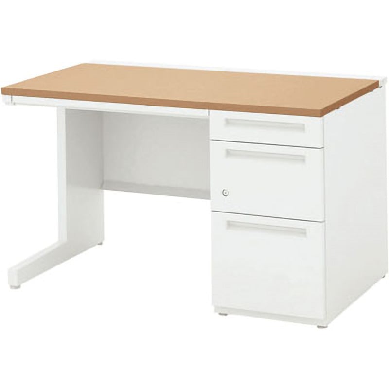 5-116-5774 スカエナ H700シリーズ Kタイプ 片袖デスク(シリンダ錠) 内田洋行 幅1000mm奥行600mm  5-116-5774 42,237円