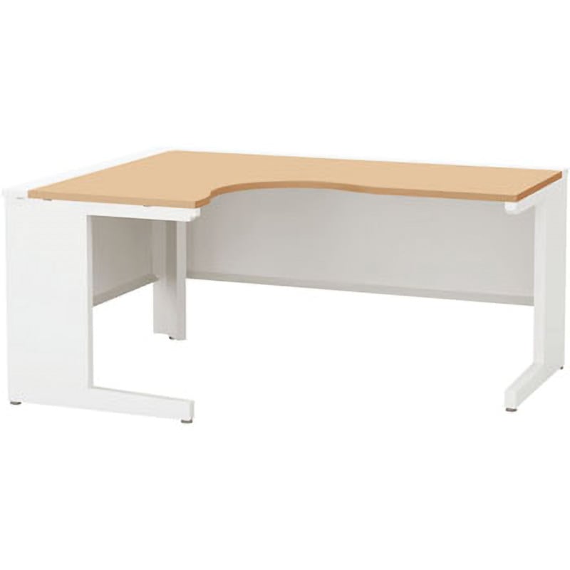 5-110-4544 スカエナ ワークテーブル Lタイプ 内田洋行 高さ720mm幅1600mm奥行1200mm  5-110-4544
