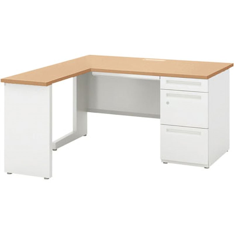 5-117-1134 スカエナ H700シリーズ Sタイプ L型片袖デスク 内田洋行 幅1400mm奥行1300mm  5-117-1134