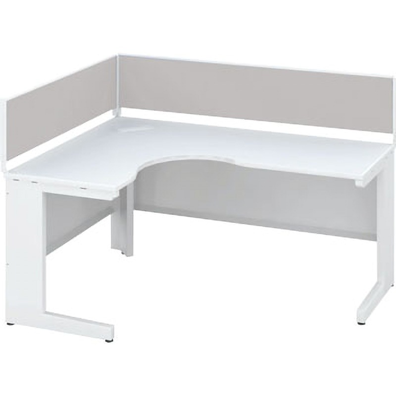 5-113-1645 スクエナ 90°ワークテーブル用 フロントデスクトップパネル(クロスタイプ) 1台 内田洋行 【通販モノタロウ】