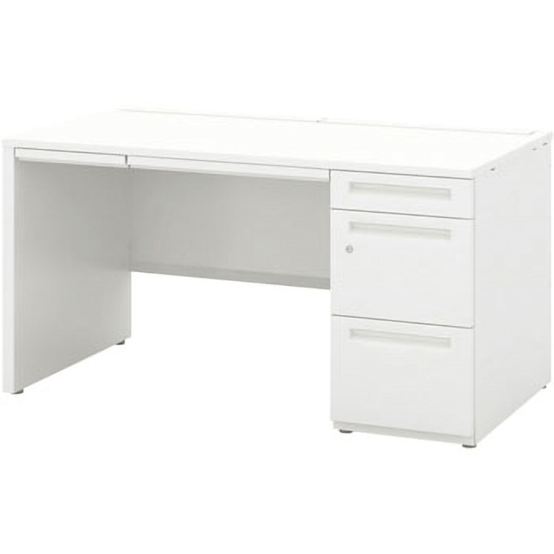 5-111-2010 スカエナ Kタイプ 片袖デスク パネル脚(シリンダ錠) 内田洋行 高さ720mm幅1100mm奥行600mm  5-111-2010