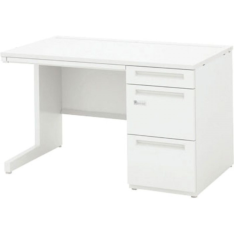 5-110-2450 スカエナ Kタイプ 片袖デスク(ダイヤル錠) 内田洋行 高さ720mm幅1000mm奥行600mm  5-110-2450