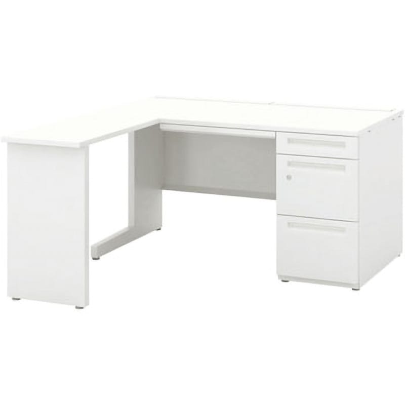 5-111-1080 スカエナ Kタイプ L型片袖デスク(シリンダ錠) 内田洋行 高さ720mm幅1400mm奥行1400mm  5-111-1080 71,390円