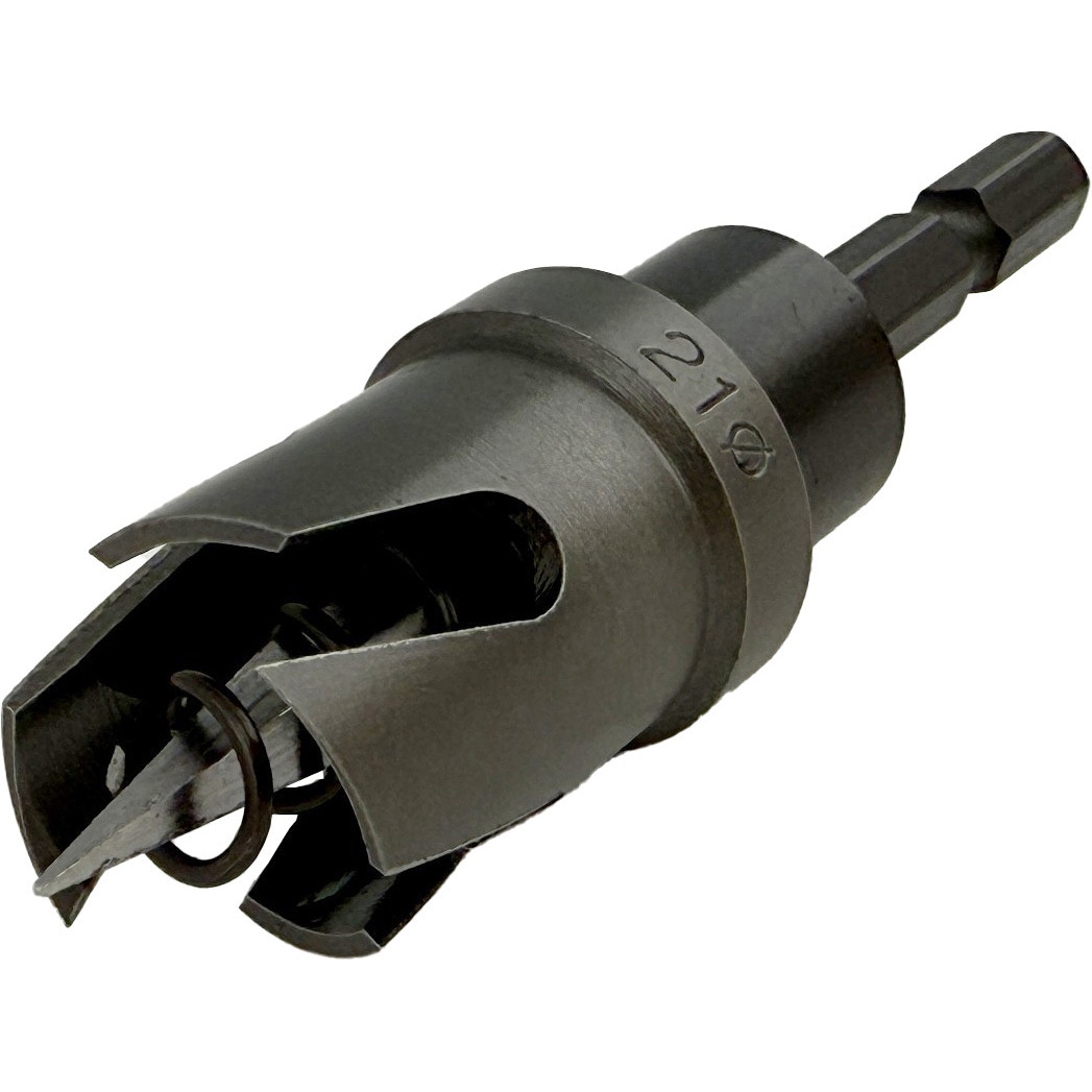 るおるかるい　21 KVL-21-JP 六角軸ビニールホルソーロング JAPPY 刃径21mm KVL-21-JP