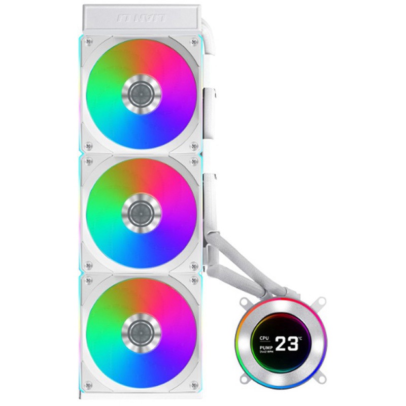 LL-HS2-LCD-360CL-WT 水冷クーラー 1個 LIAN LI 【通販モノタロウ】