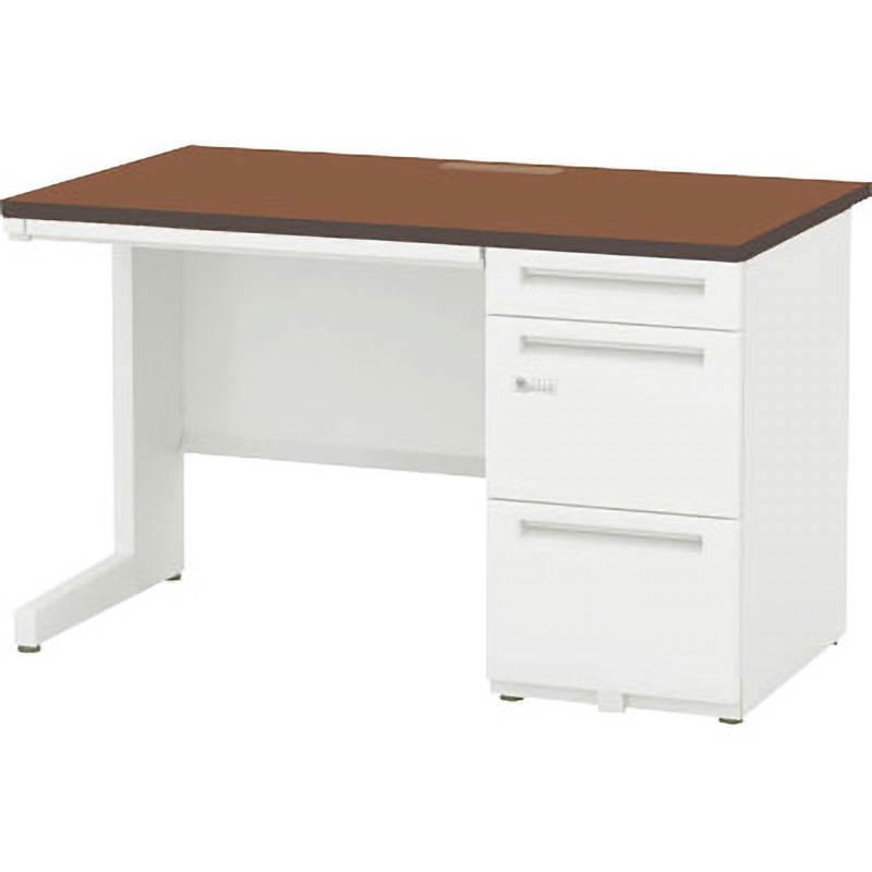 5-110-2605 スカエナ Sタイプ 片袖デスク(ダイヤル錠) 内田洋行 高さ720mm幅1000mm奥行600mm  5-110-2605 39,637円