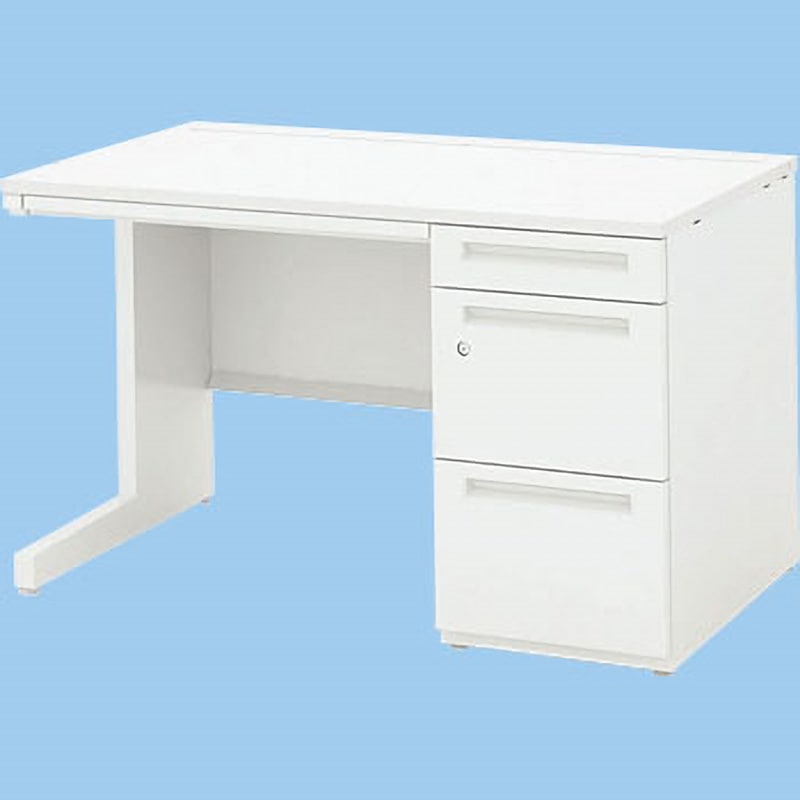 5-110-2350 スカエナ Sタイプ 片袖デスク(シリンダ錠) 内田洋行 高さ720mm幅1000mm奥行700mm  5-110-2350