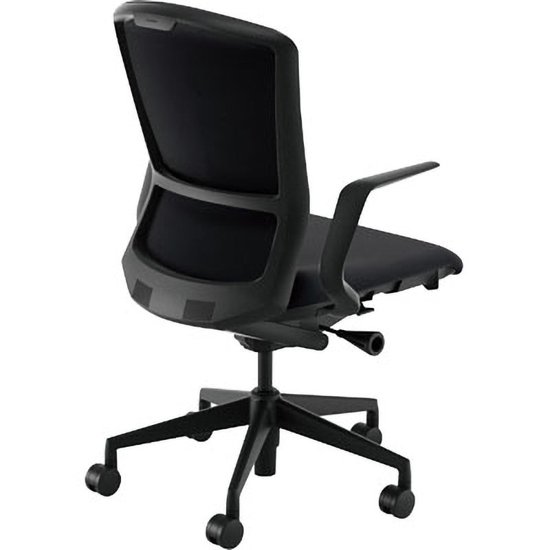 5-354-1110 Elfie(エルフィ)/ELA2_クロスバック_ブラックフレーム_ハイバック 1台 内田洋行 【通販モノタロウ】