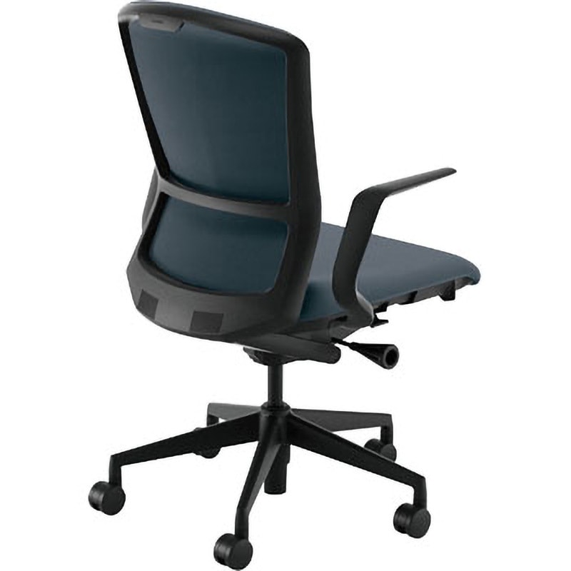 5-354-1113 Elfie(エルフィ)/ELA2_クロスバック_ブラックフレーム_ハイバック 1台 内田洋行 【通販モノタロウ】 42,588円