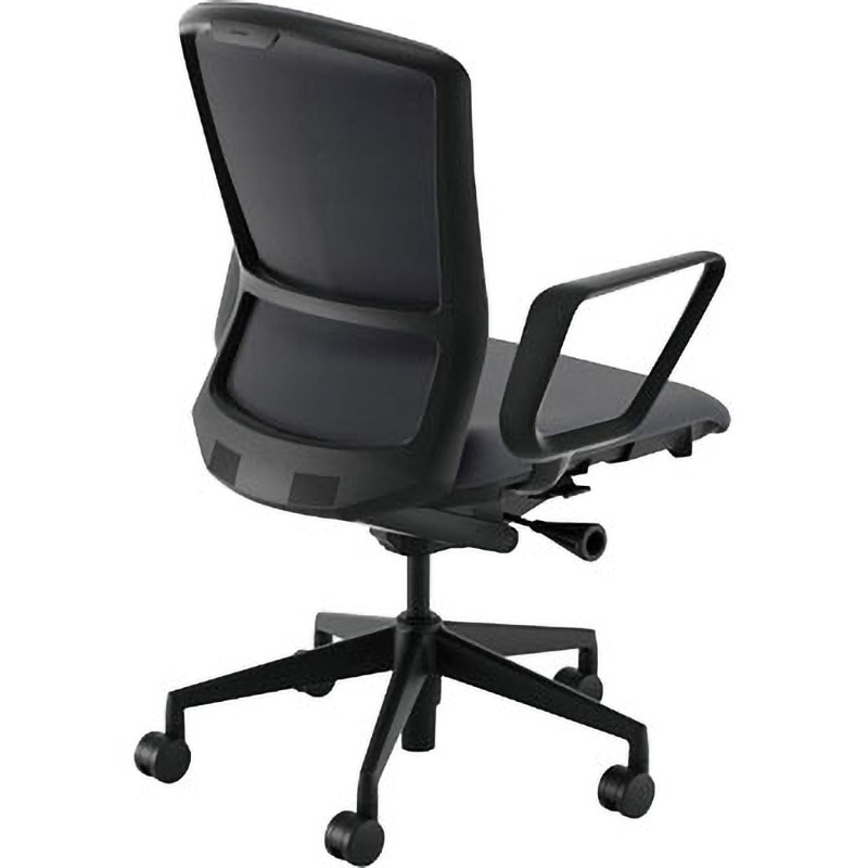 5-355-1312 Elfie(エルフィ)/ELA2_クロスバック_ブラックフレーム_ハイバック 1台 内田洋行 【通販モノタロウ】