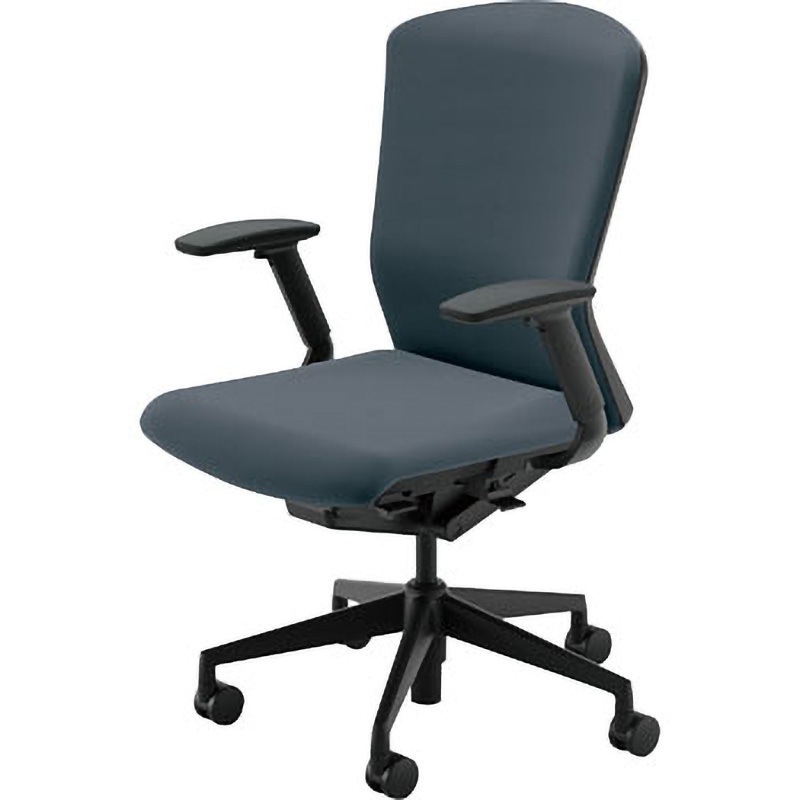 5-354-1413 Elfie(エルフィ)/ELA2_クロスバック_ブラックフレーム_ハイバック 1台 内田洋行 【通販モノタロウ】