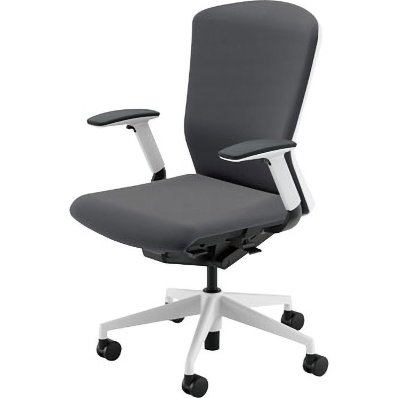 5-355-3412 Elfie(エルフィ)/ELA2_クロスバック_ホワイトフレーム_ハイバック 1台 内田洋行 【通販モノタロウ】