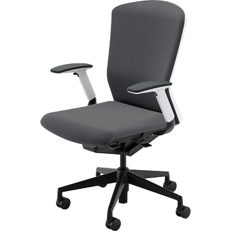 5-354-5412 Elfie(エルフィ)/ELA2_クロスバック_ホワイトフレーム_ハイバック 1台 内田洋行 【通販モノタロウ】