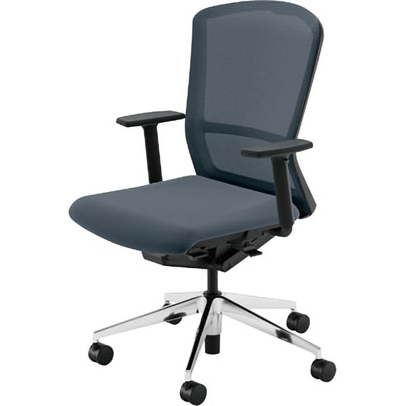 5-354-7223 Elfie(エルフィ)/ELA2_メッシュバック_ブラックフレーム_ハイバック 1台 内田洋行 【通販モノタロウ】