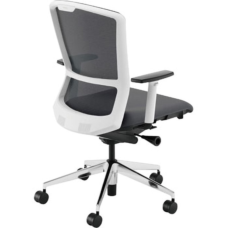 5-354-9222 Elfie(エルフィ)/ELA2_メッシュバック_ホワイトフレーム_ハイバック 1台 内田洋行 【通販モノタロウ】