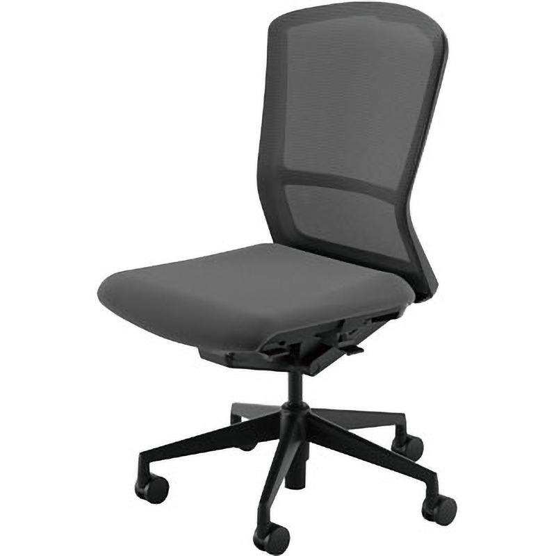 5-354-1022 Elfie(エルフィ)/ELA2_メッシュバック_ブラックフレーム_ハイバック 1台 内田洋行 【通販モノタロウ】