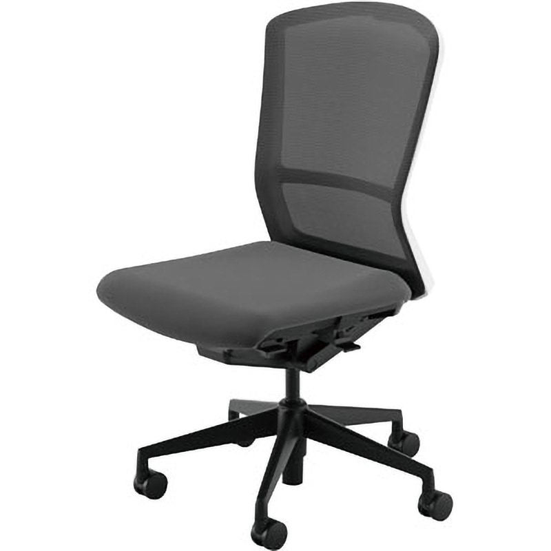 5-355-5022 Elfie(エルフィ)/ELA2_メッシュバック_ホワイトフレーム_ハイバック 1台 内田洋行 【通販モノタロウ】