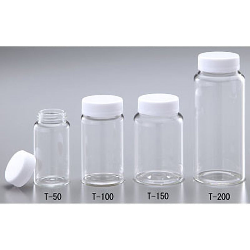 0124-03 FSメディアバイアル マルエム[理化学・容器] 120mL  1ケース(25本) 0124-03