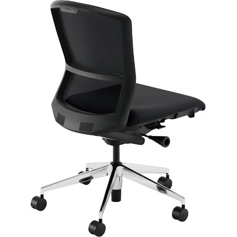 5-355-6020 Elfie(エルフィ)/ELA2_メッシュバック_ブラックフレーム_ミドルバック 1台 内田洋行 【通販モノタロウ】