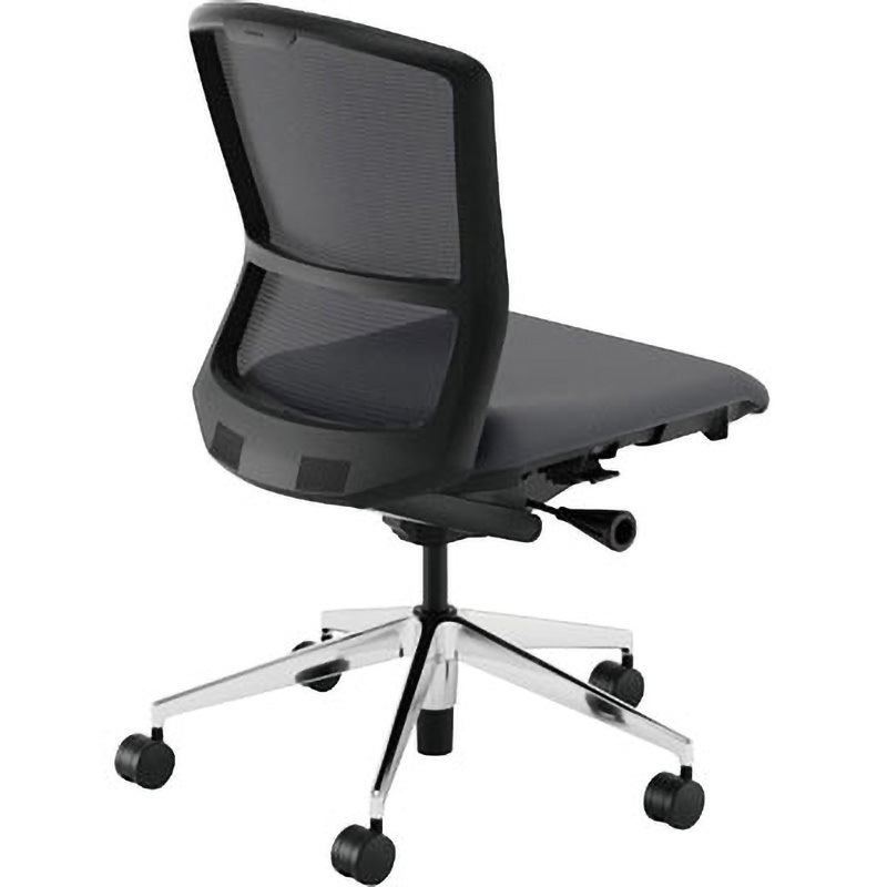 5-354-6022 Elfie(エルフィ)/ELA2_メッシュバック_ブラックフレーム_ミドルバック 1台 内田洋行 【通販モノタロウ】