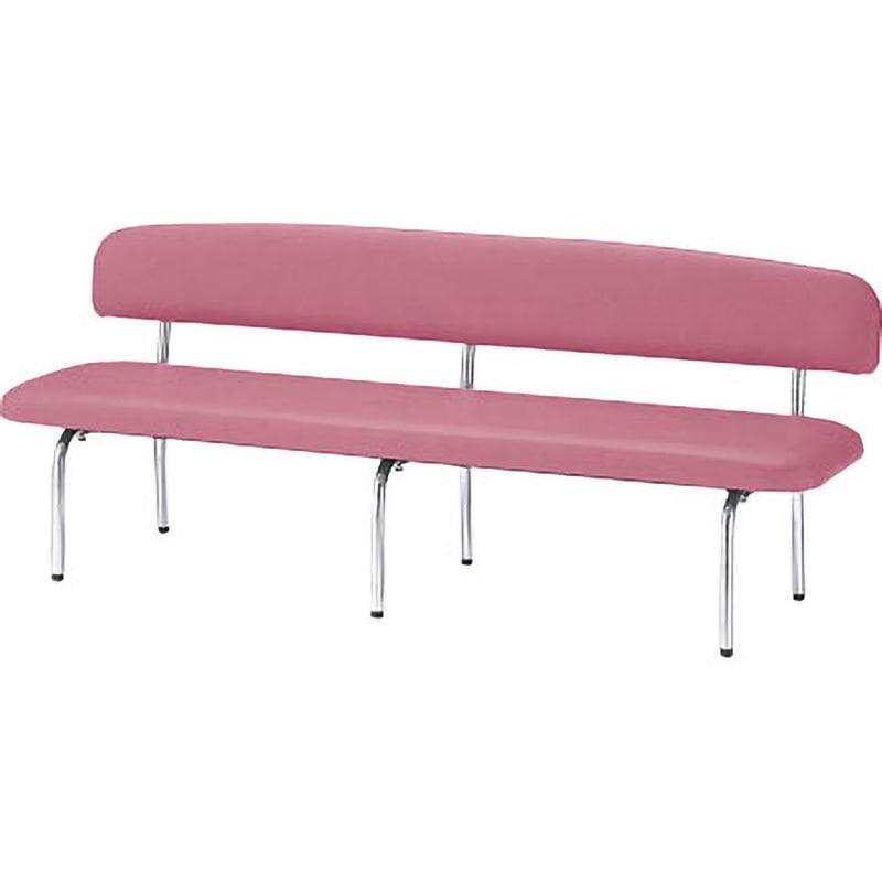 1-327-3304 ロビーチェア UB-53N(背付) 内田洋行 高さ700mm幅1500mm奥行540mm  1-327-3304