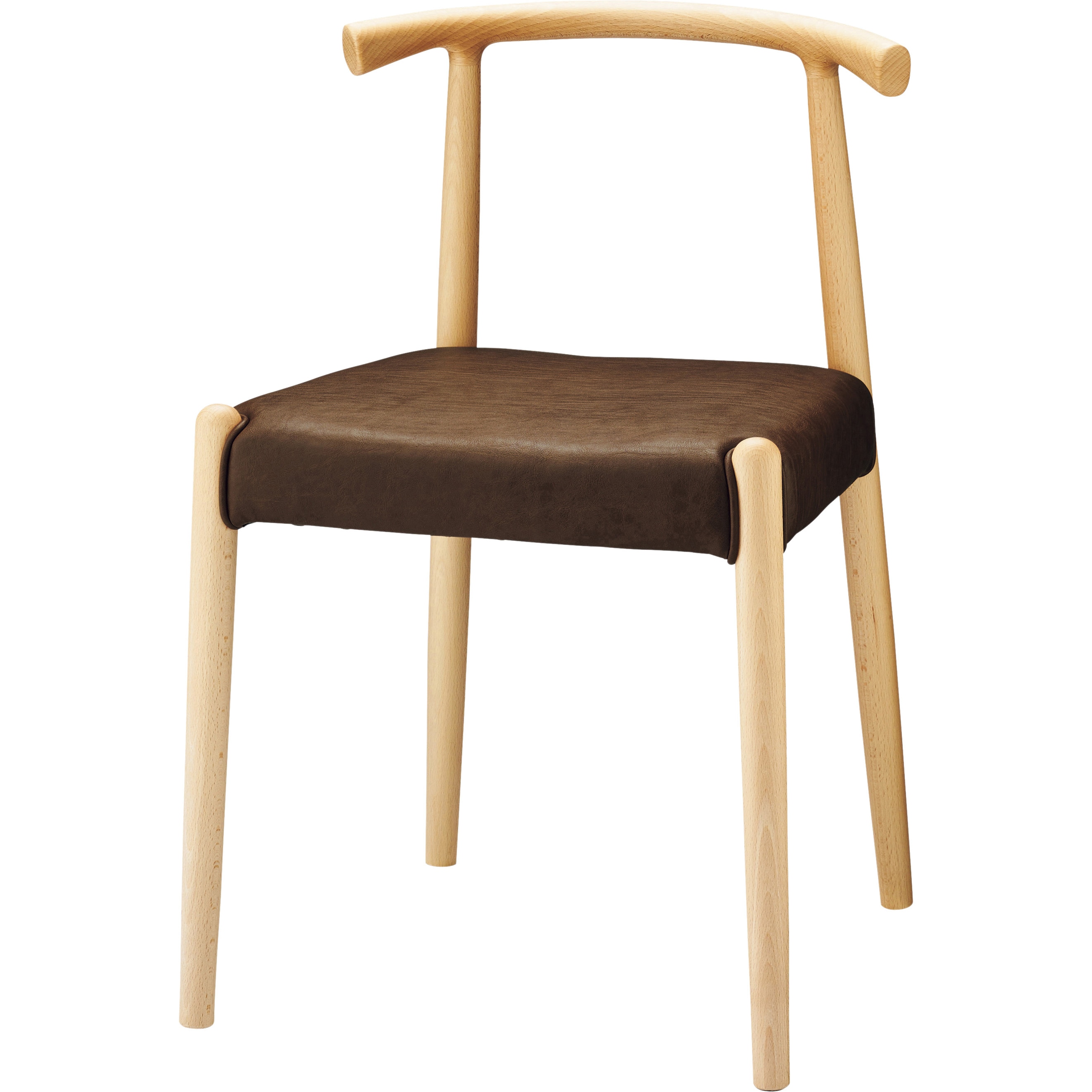 No.6510S(N) 木製チェアー 1脚 LION (ライオン事務器) 【通販モノタロウ】