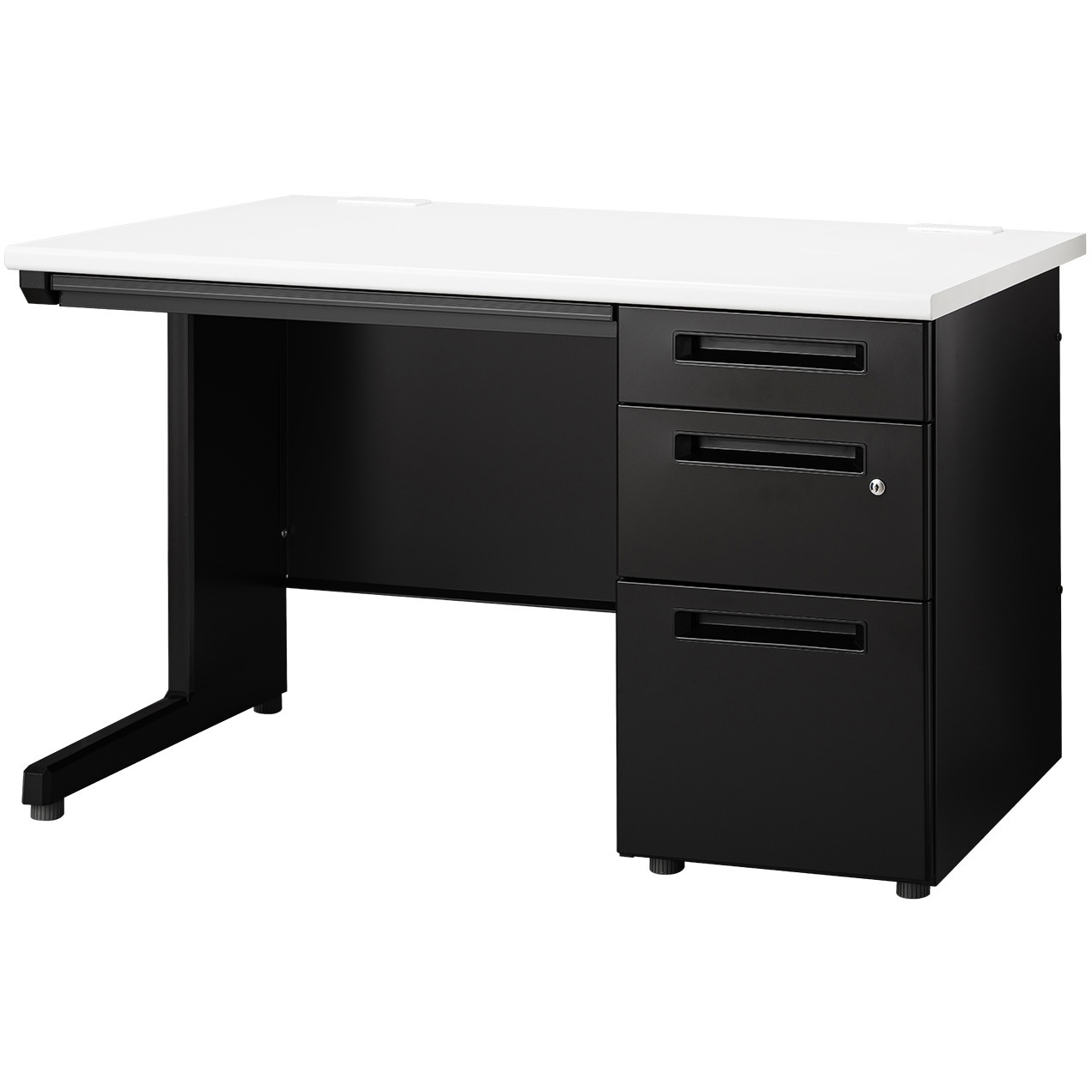 DL-M127S-BW オフィスデスク 片袖机 1台 エランサ(ELANSA) 【通販モノタロウ】