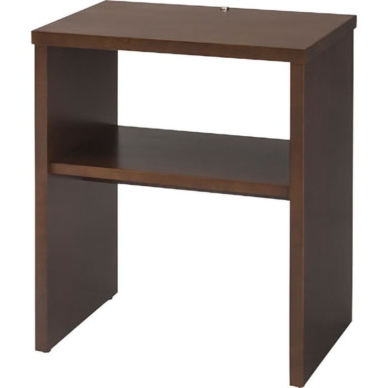 6-292-8106 応接家具 M42型 サービステーブル 内田洋行 ウォールナット色 高さ700mm幅600mm奥行450mm  6-292-8106