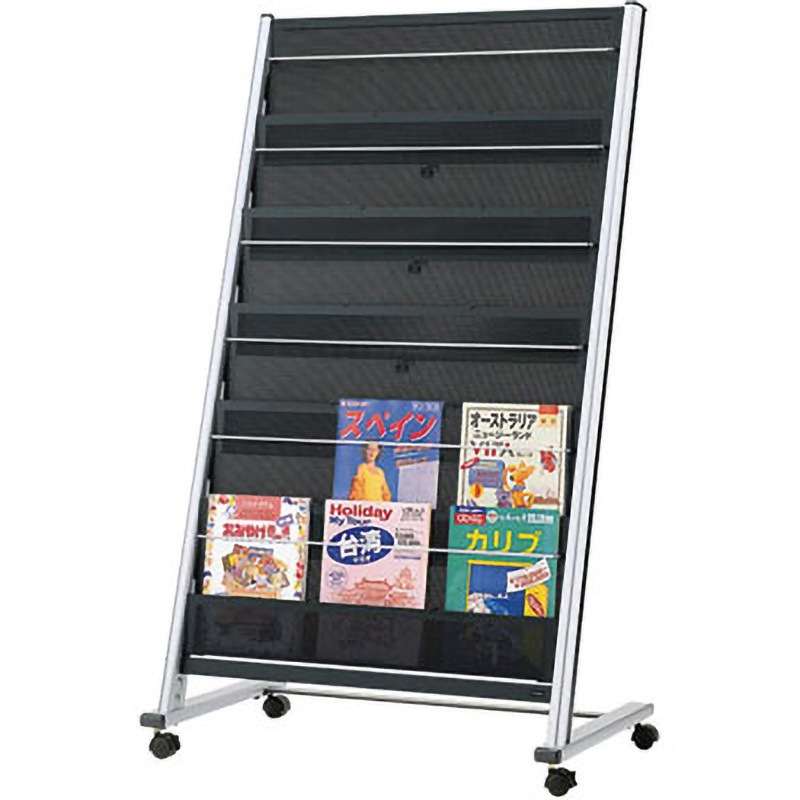 パンフレットラックα型 内田洋行 フロア用カタログスタンド 【通販