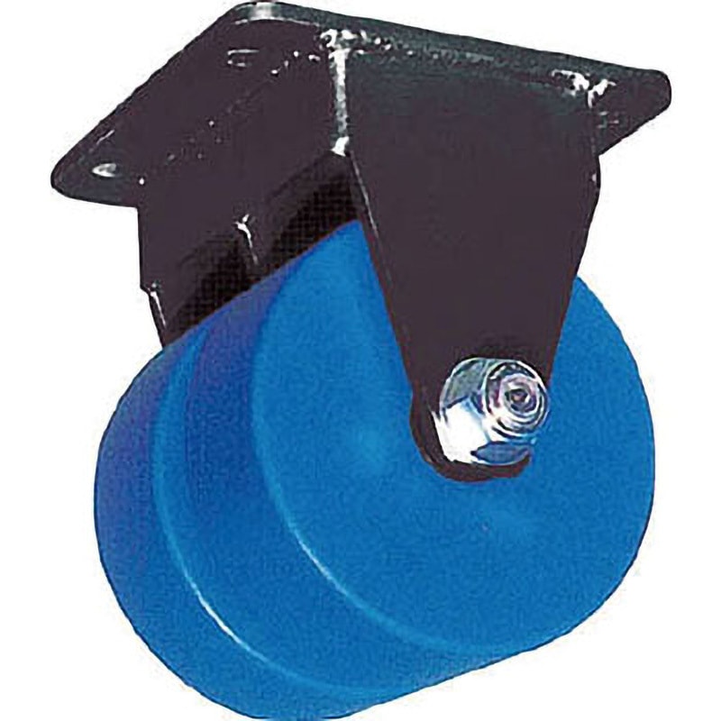 MCW-k(固定金具付)150x75 超重量用双輪キャスター ヨドノ 車輪径150mm