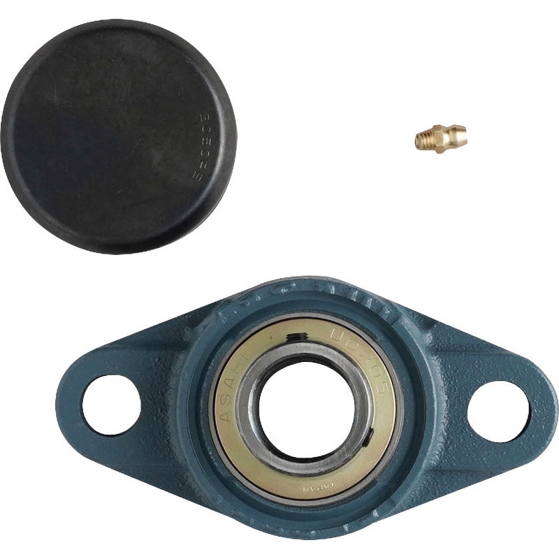 UCFL210E-C4HR5 耐熱用ひしフランジ形ユニット 鋼鈑製カバー付き 片側軸端 1個 旭精工 【通販モノタロウ】
