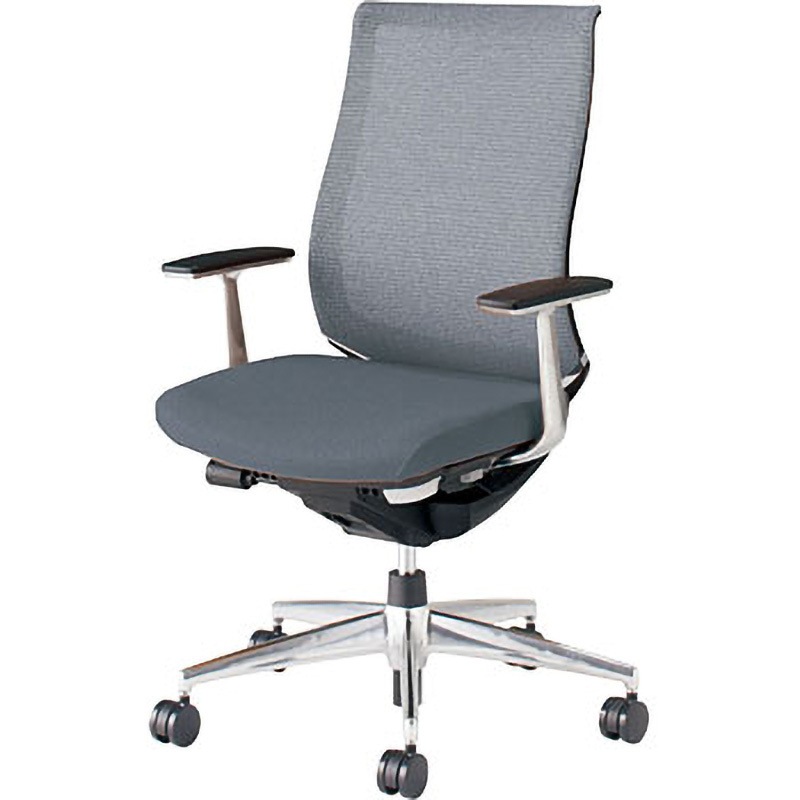 CR-A2841E6GME3-VN オフィスチェアー ベゼル モデレートタイプ(配送・組立サービス付き) コクヨ ポリウレタン巻きキャスター 背 メッシュ 座 布 肘掛あり   CR-A2841E6GME3-VN 71,390円