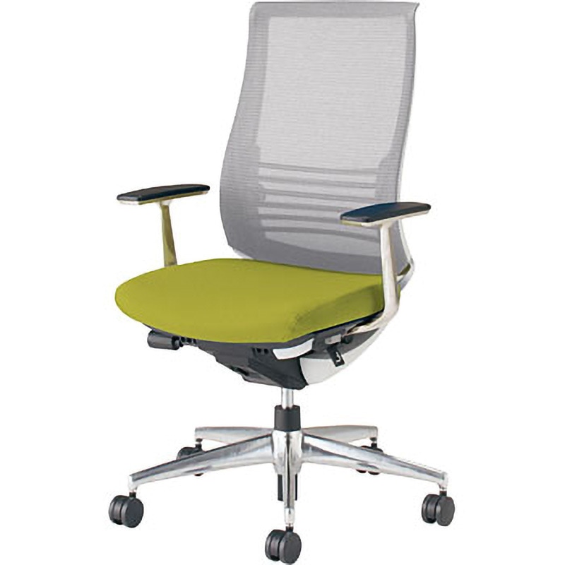 CR-A2863E1CGMQ3-VN オフィスチェアー ベゼル ファンクショナルタイプ(配送・組立サービス付き) コクヨ ポリウレタン巻きキャスター 背 メッシュ 座 布 肘掛あり(アルミ肘)   CR-A2863E1CGMQ3-VN