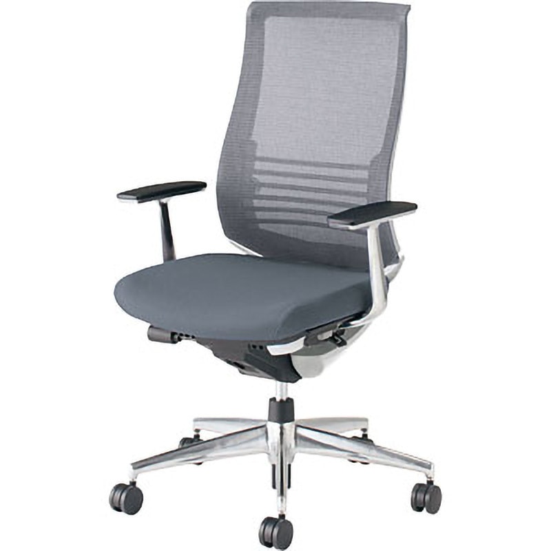 CR-A2863E1GME3-VN オフィスチェアー ベゼル ファンクショナルタイプ(配送・組立サービス付き) コクヨ ポリウレタン巻きキャスター 背 メッシュ 座 布 肘掛あり   CR-A2863E1GME3-VN