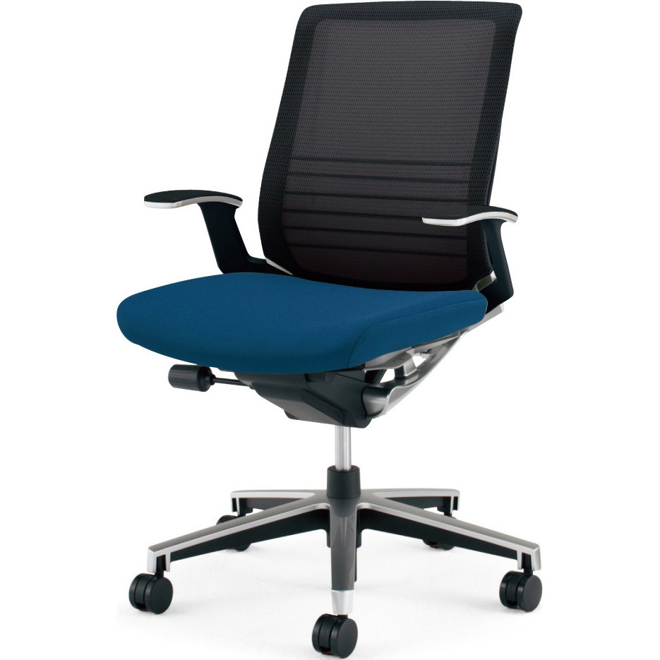 CR-GA2501E6GMT5-V オフィスチェアー インスパイン ローバック(配送・組立サービス付き) コクヨ ポリウレタン巻きキャスター 背 メッシュ 座 布 T型肘 CR-GA2501E6GMT5-V