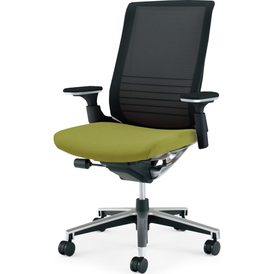 CR-GA2513E6GMQ3-V オフィスチェアー インスパイン ハイバック(配送・組立サービス付き) コクヨ ポリウレタン巻きキャスター 背 メッシュ 座 布 可動肘   CR-GA2513E6GMQ3-V