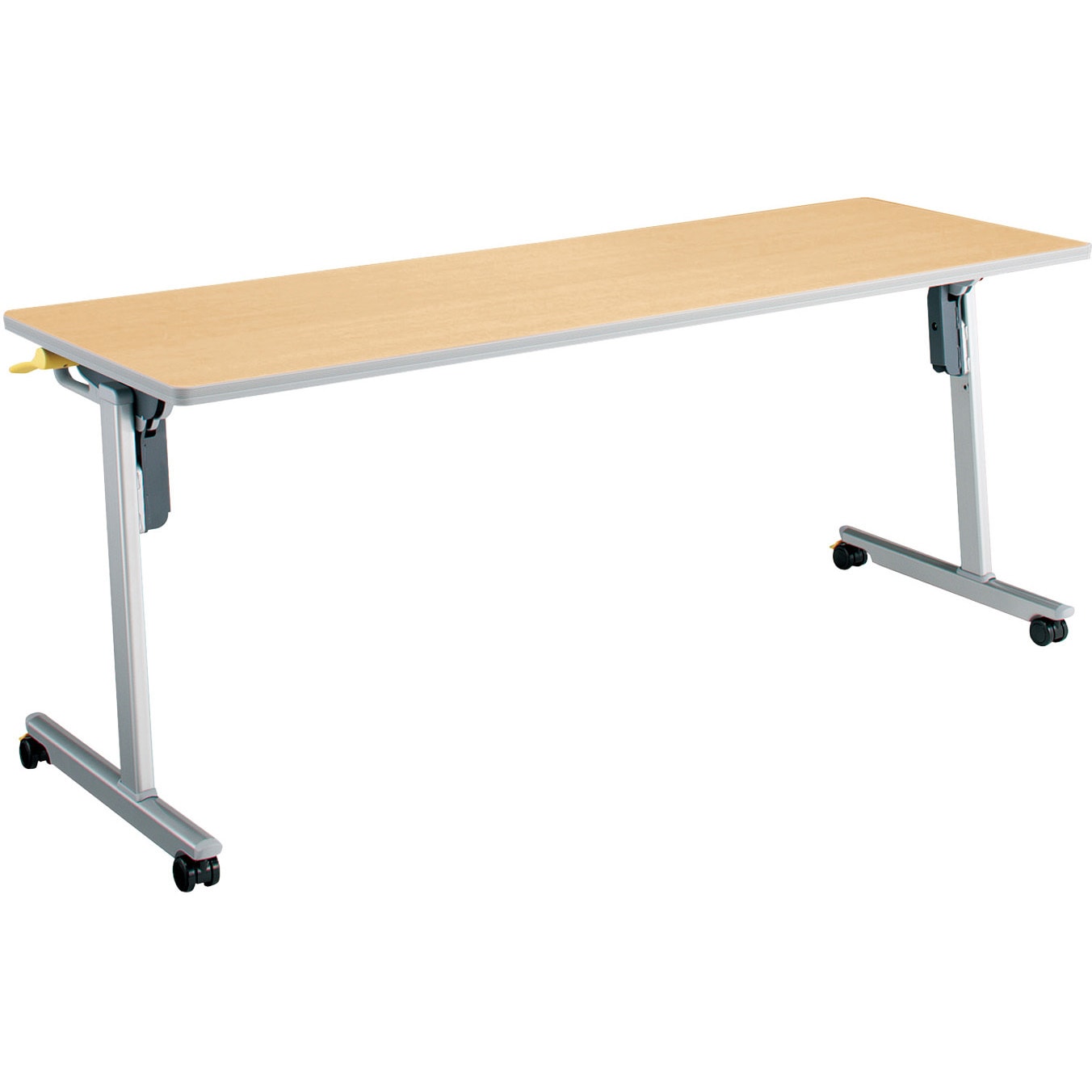 KT-1101P1MN3 フラップテーブル リスマ(配送・組立サービス付き) コクヨ 組立・設置・取付 フラットシルバー ライトナチュラル  KT-1101P1MN3