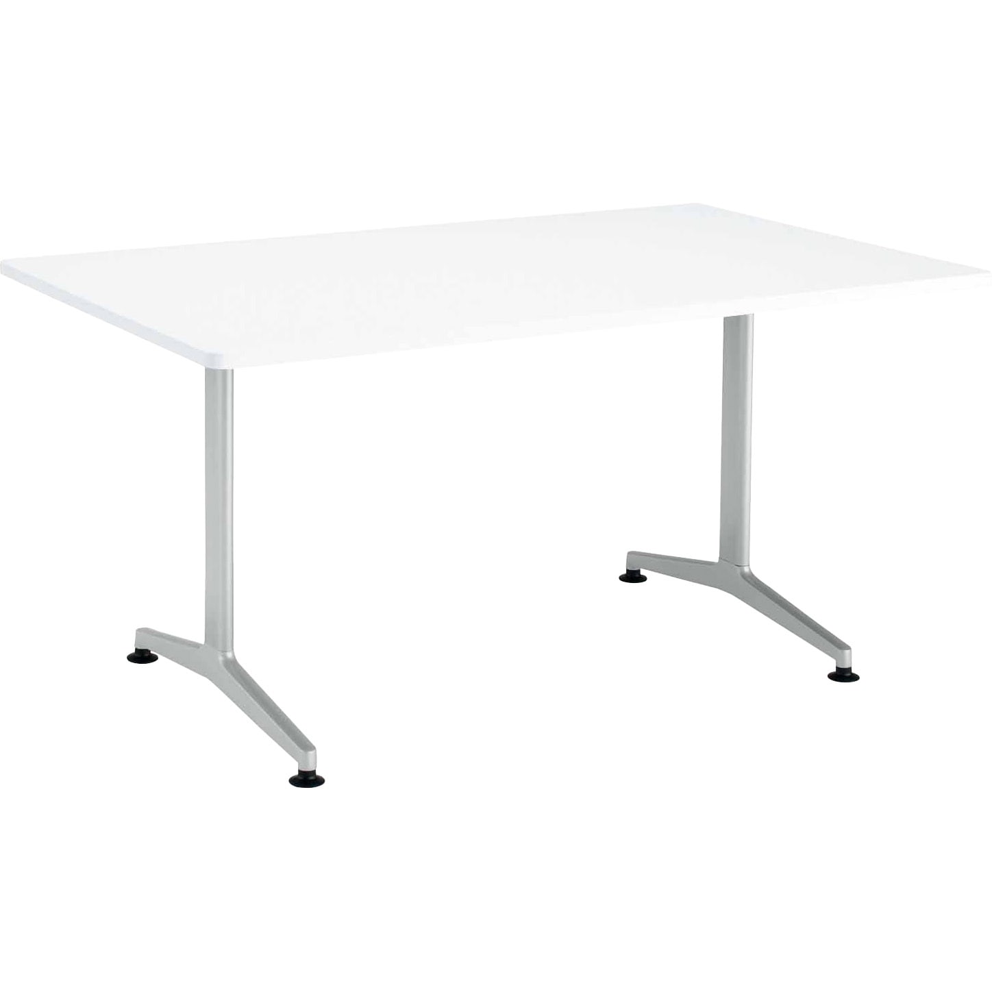 MT-JTTR159S81MAW ミーティング用テーブル JUTO角形天板(配送・組立サービス付き) コクヨ ホワイト色 高さ720mm幅1500mm奥行900mm  MT-JTTR159S81MAW