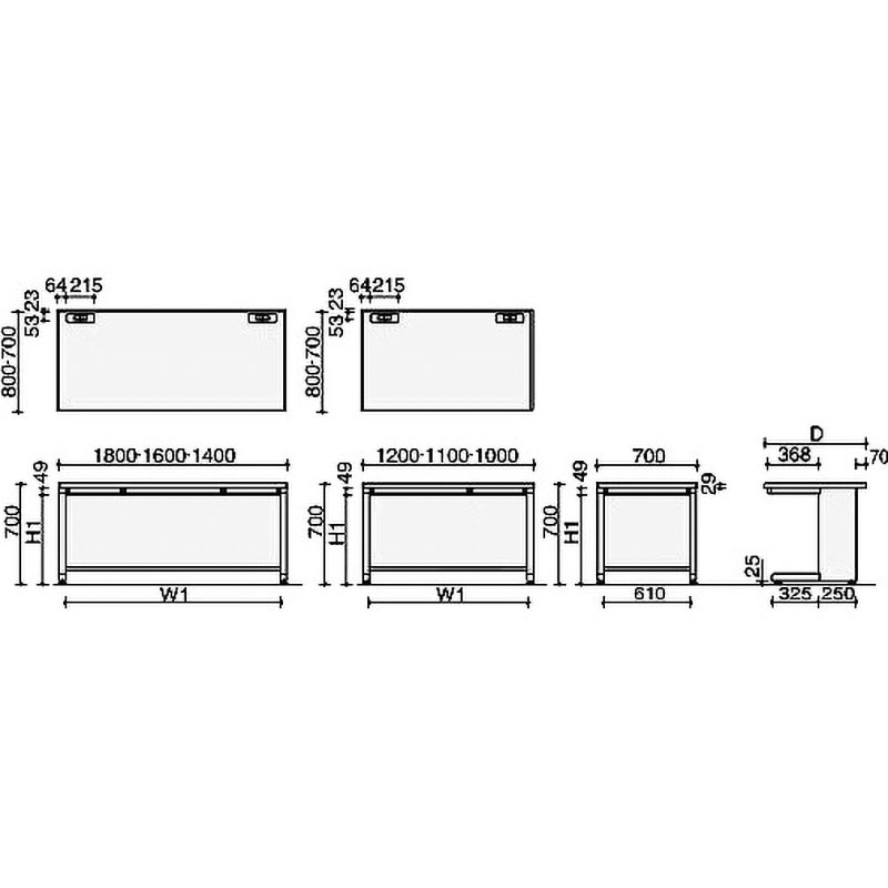 コクヨ デスク BS+ ビーエスプラス SD-BSN108LF11 スタンダードテーブル 平机 幅100×奥行80cm SD-BSN108LF11 BS+デスクシステム スタンダードテーブル(配送・組立