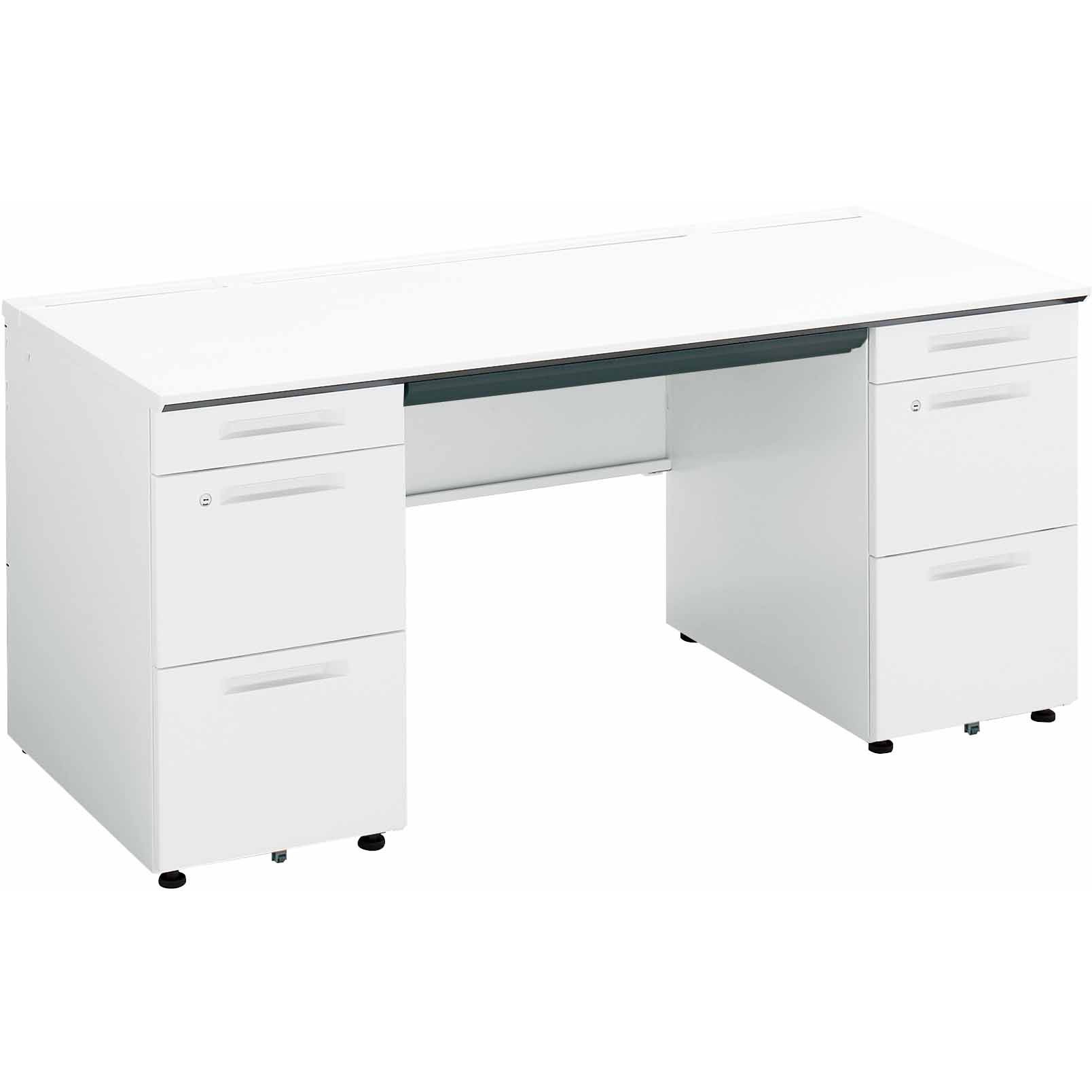 SD-ISN1675CAASPAWN3 ISデスクシステム 両袖デスクA4(配送・組立サービス付き) コクヨ 組立・設置・取付 高さ720mm幅1600mm奥行750mm  SD-ISN1675CAASPAWN3